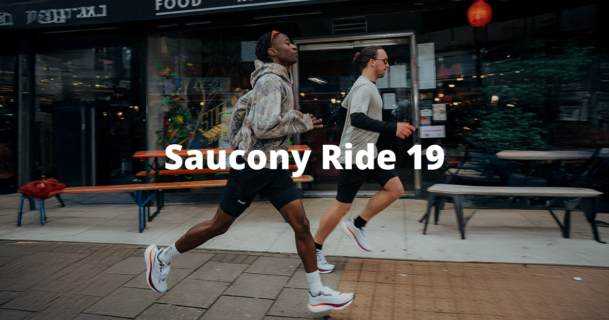 Saucony Ride 19La scarpa di chi corre ogni giorno