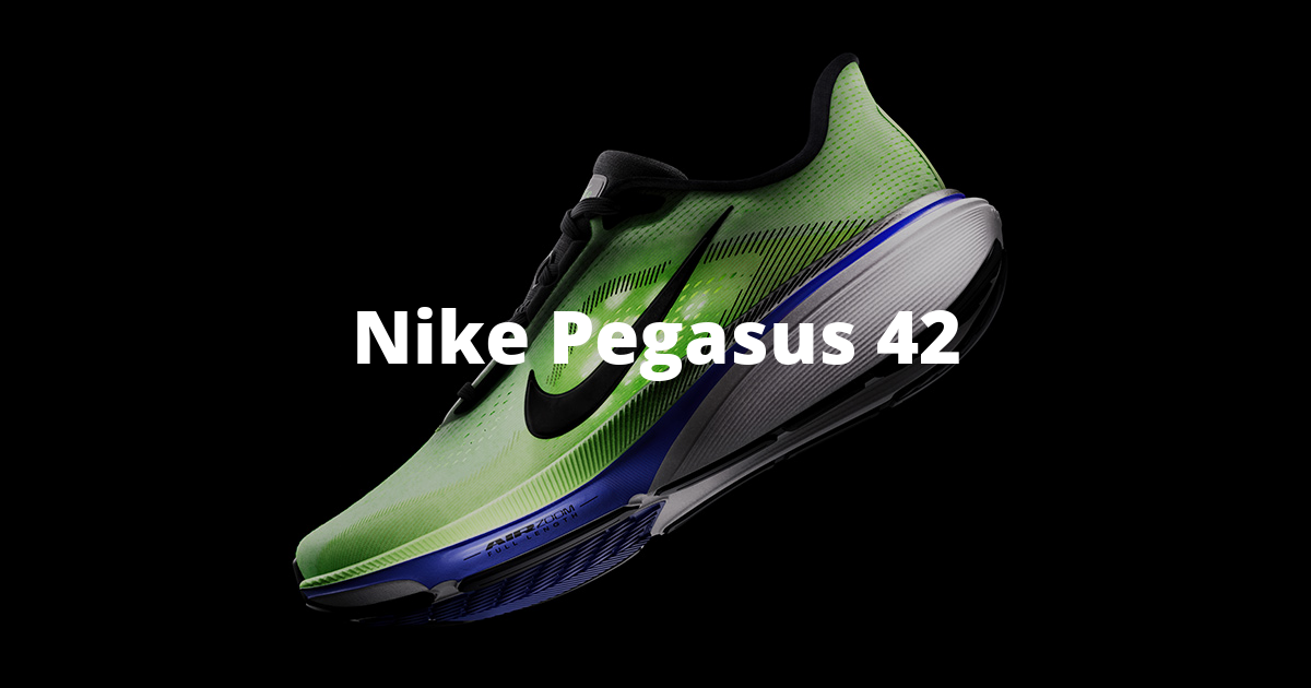 Nike Pegasus 42Oltre 40 anni di storia in un nuovo capitolo