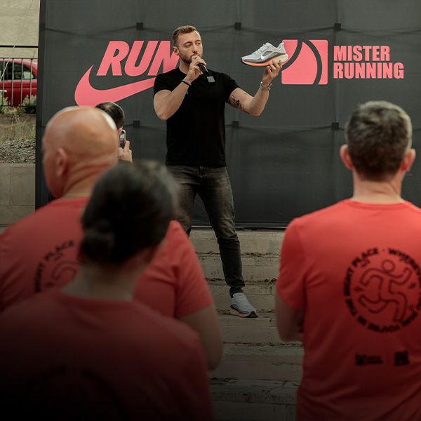 With Nike in Cosenza to test the new Pegasus 42