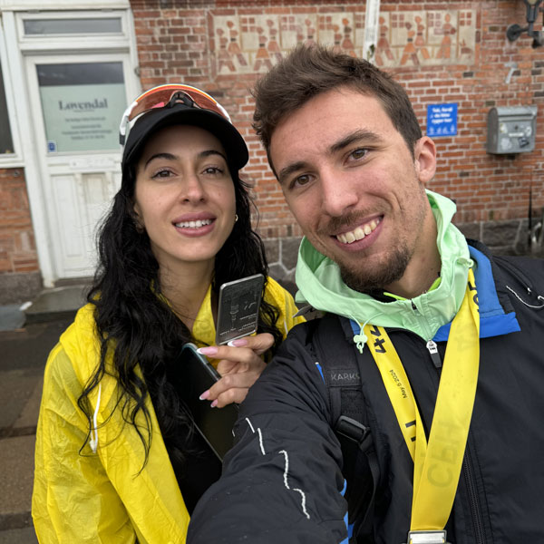 Maratona di Copenaghen: Gabriele e Lavinia, ambassador di MisterRunning con Nike