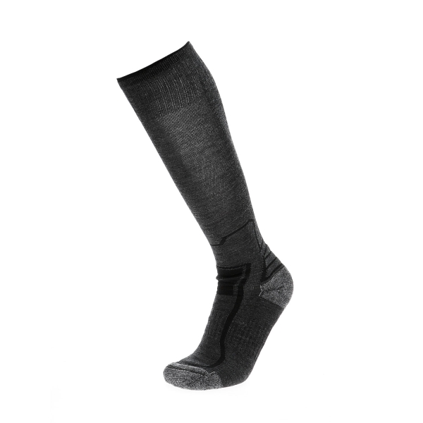 Calze Mico Natural Merinos Medium Weight Calze  Antracite Melange/Nero CA 3026 743