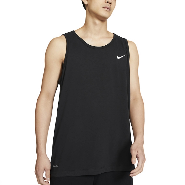 Men's Training Tank Nike Solid DriFIT Tank  Black/White AR6069010
