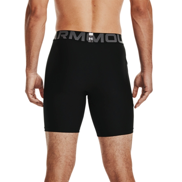 Under Armour HeatGear Mallas Corta - Black/Pitch Gray