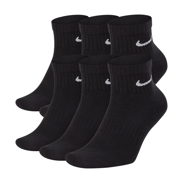 Calze Nike Everyday Cushion x 6 Calze  Black/White SX7669010