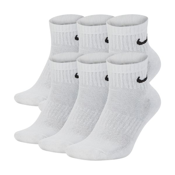 Calze Nike Everyday Cushion x 6 Calze  White/Black SX7669100