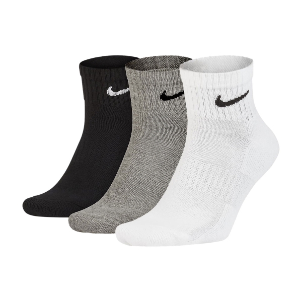 Calze Nike Everyday Cushion x 3 Calze  White/Black/Dark Grey SX7667964