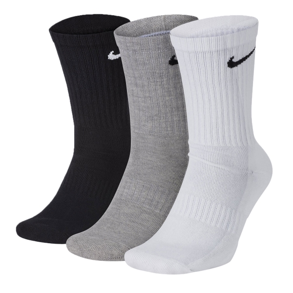 Calze Nike Everyday Cushioned Crew x 3 Calze  White/Black/Dark Grey SX7664964