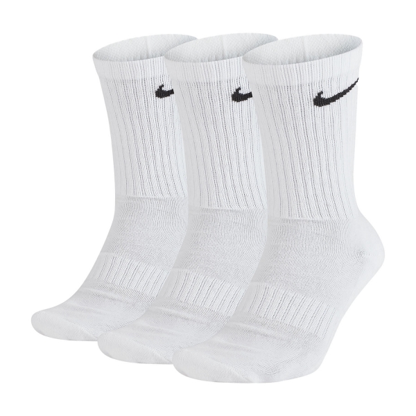 Calze Nike Everyday Cushioned Crew x 3 Calze  White/Black SX7664100