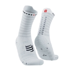 Compressport Pro Racing V4.0 Ultralight Run High Socks - White/Alloy