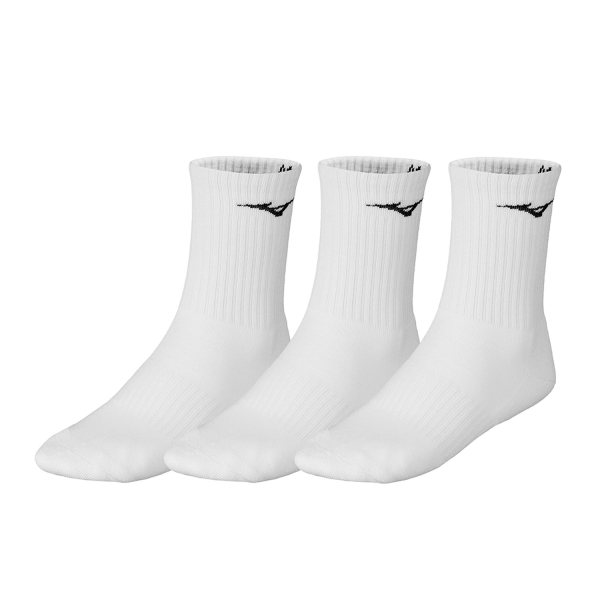 Socks Mizuno Logo x 3 Socks  White 32GX2505Z01