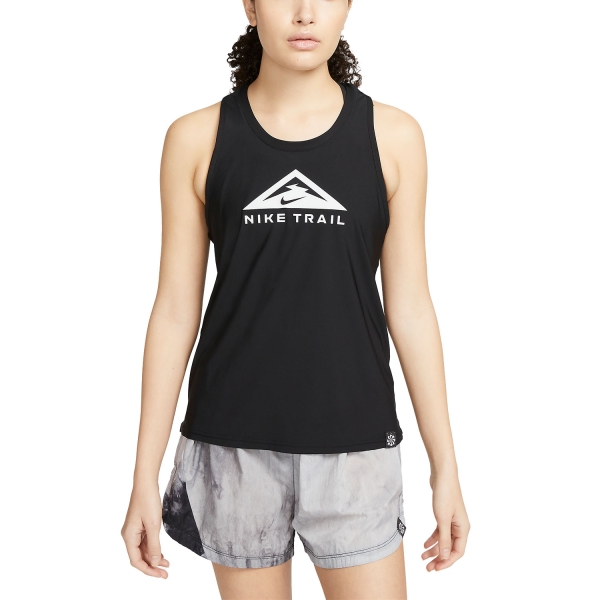 Women's Tank Tops & Singlets Trail Running Nike DriFIT Logo Tank  Black/Photon Dust DX1023010