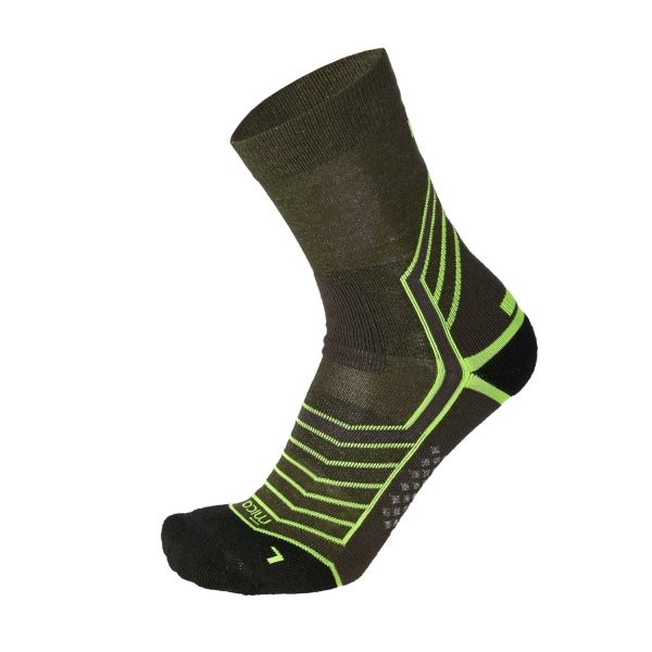 Calze Mico XStatic Odor Zero Socks  Antracite/Giallo Fluo CA 1541 605