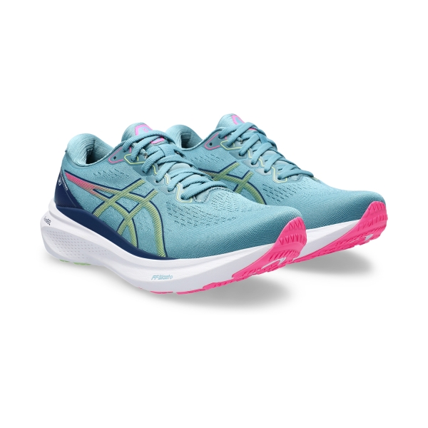 ASICS Gel Kayano 30 - Gris Blue/Lime Green