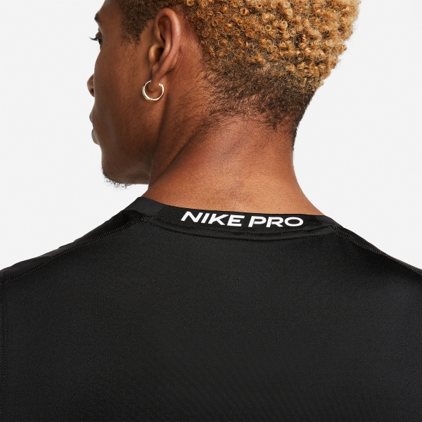 Nike Pro Dri-FIT Logo Tank - Black/White