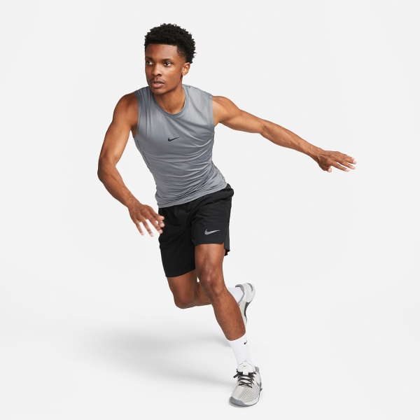 Nike Pro Dri-FIT Logo Top - Smoke Gray/Black