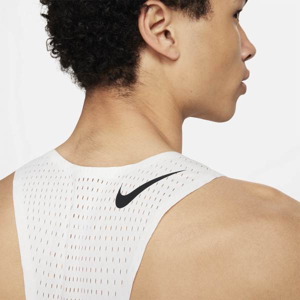 Nike Dri-FIT ADV AeroSwift Canotta - Summit White/Black