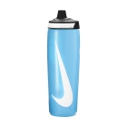 Nike Refuel 700 ml Water Bottle - Baltic Blue/Black/White