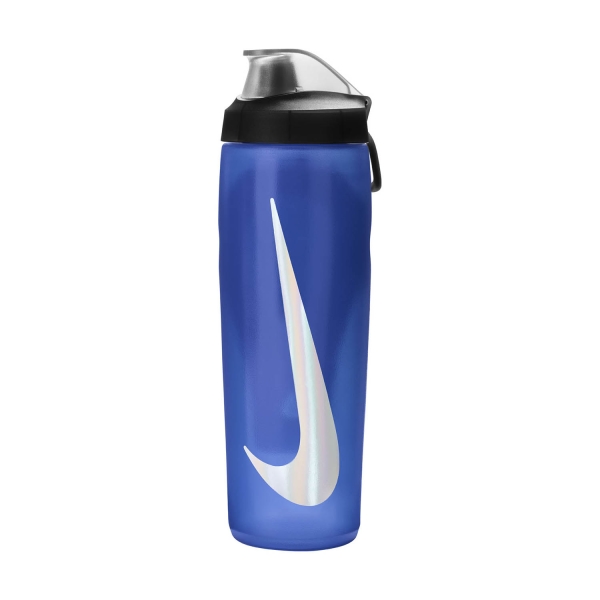 Water Bottle Nike Refuel Locking Water Bottle  Game Royal/Black/Silver Iridescent N.100.7668.423.24