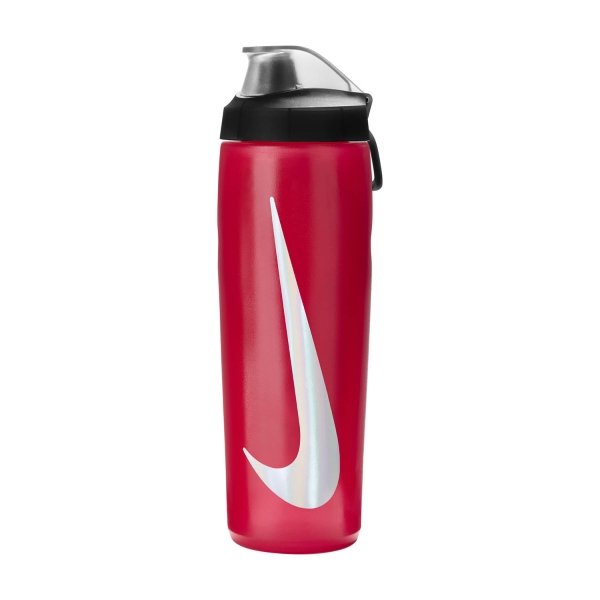 Water Bottle Nike Refuel Locking Water Bottle  University Red/Black/Silver Iridescent N.100.7668.640.24