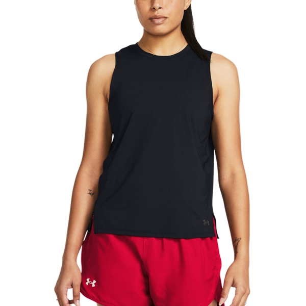 Women's Running Tank Under Armour ISOChill Laser Tank  Black/Reflective 13833630001