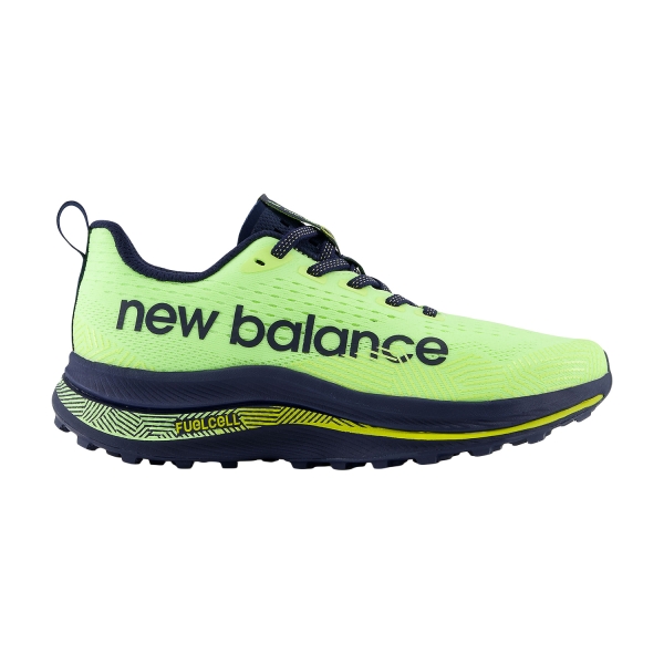 Women's Trail Running Shoes New Balance FuelCell Supercomp Trail  Bleached Lime Glo WTTRXCC