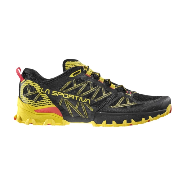 Men's Trail Running Shoes La Sportiva Bushido III  Black/Yellow ZFRS083K00Y00