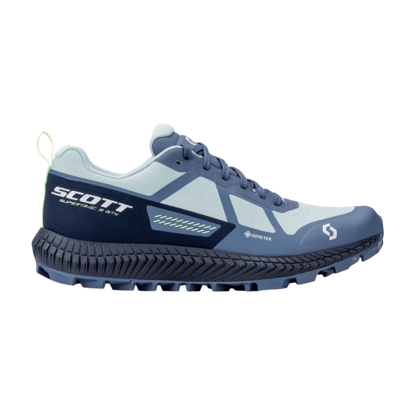 Women's Trail Running Shoes SCOTT Supertrac 3 GTX  Fresh Green/Metal Blue 2878237735