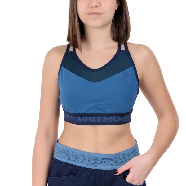 Reggiseno Sportivo Donna La Sportiva Wafaa Sports Bra  Moonlight/Deep Sea O71644643