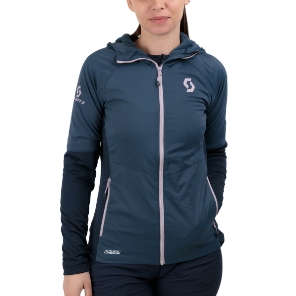Women's Outdoor Jacket and Shirt SCOTT Explorair Alpha Jacket  Metal Blue/Dark Blue 2918177378