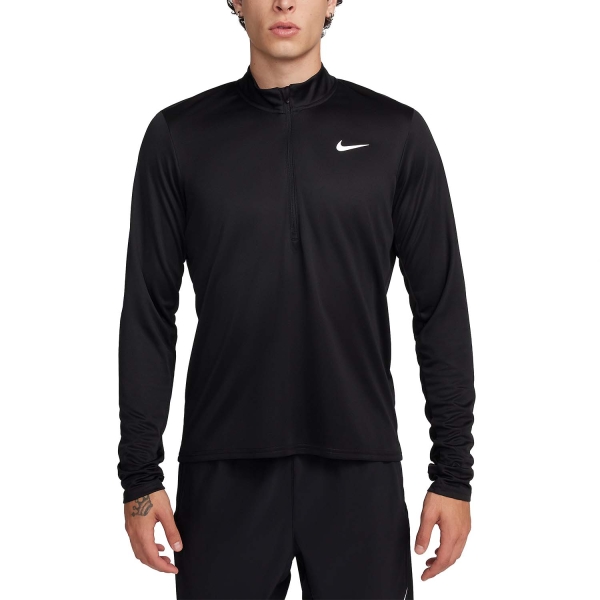 Men's Running Shirt Nike DriFIT Pacer Shirt  Black/Reflective Silver FQ2494010