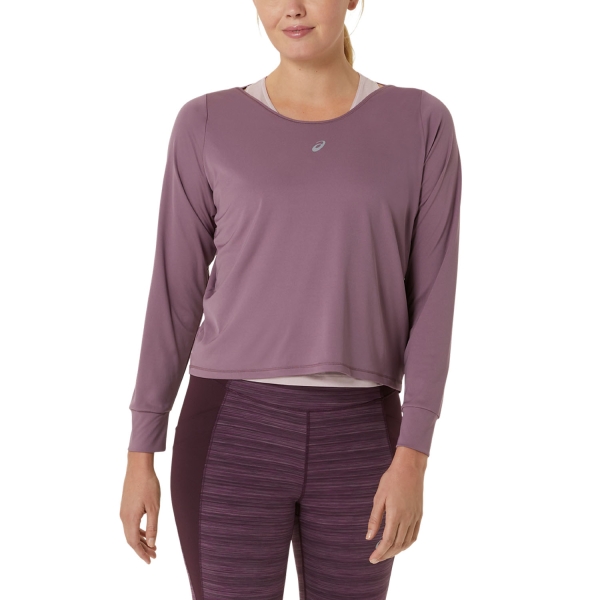 Women's Running Shirt ASICS Nagino Shirt  Dusty Mauve/Watershed Rose 2012D085500
