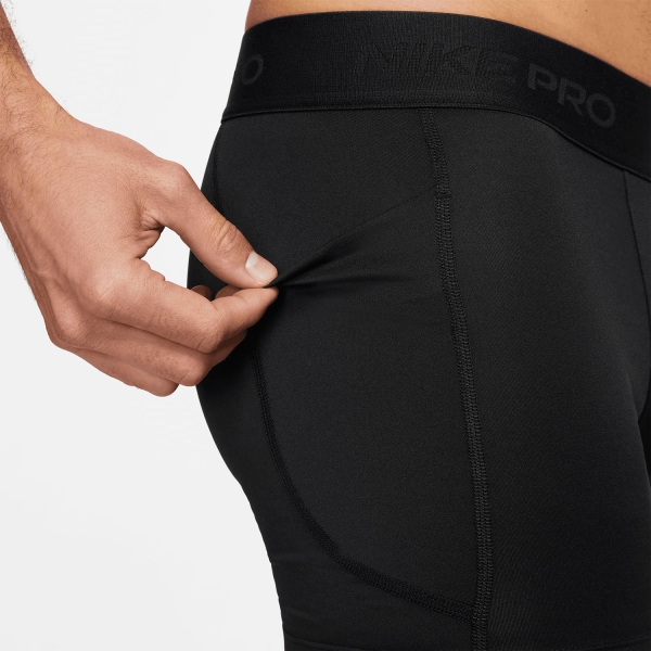 Nike Dri-FIT Pro Logo Short Tights - Black/White