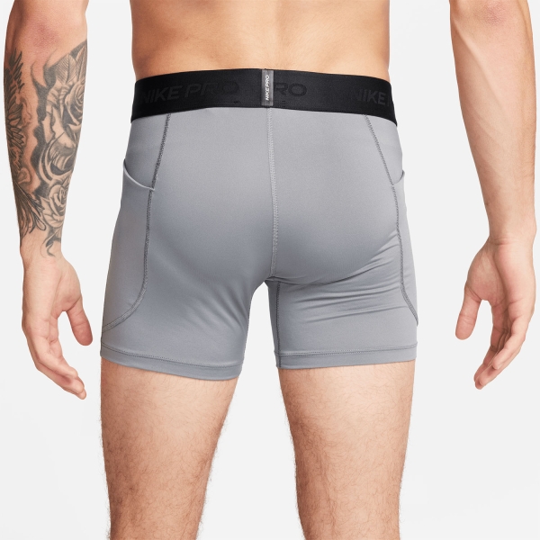 Nike Dri-FIT Pro Logo Short Tights - Smoke Grey/Black