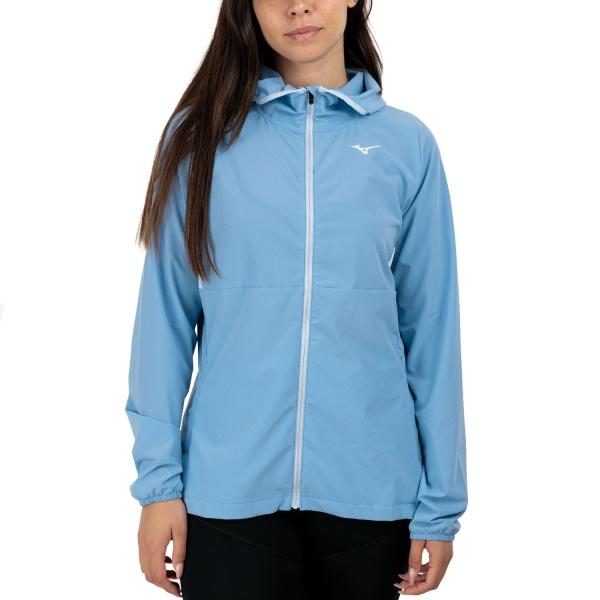 Women's Running Jacket Mizuno Alpha Jacket  Glacier Lake J2GEB20124