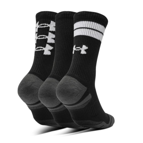 Under Armour Performance Tech x 3 Socks - Black/White