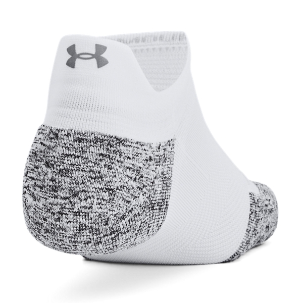 Under Armour ArmourDry Run Cushion x 3 Socks - White/Halo Gray