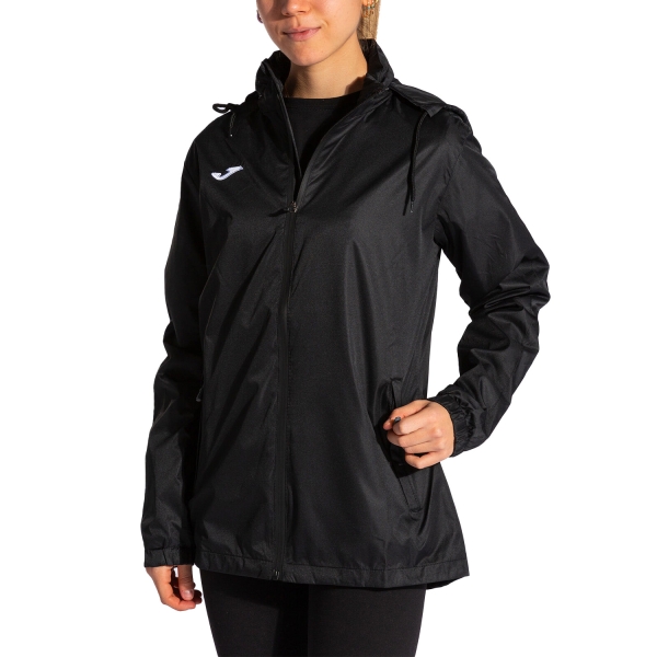 Women's Running Jacket Joma Trivor Rain Jacket  Black 901428.100