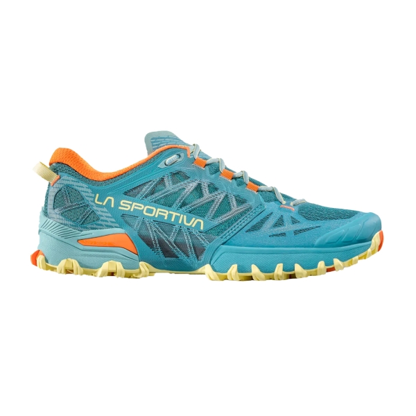 Women's Trail Running Shoes La Sportiva Bushido III  Everglade/Zest ZFRS084E33E36