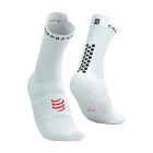 Compressport Pro Racing V4.0 Run High Socks - White/Black
