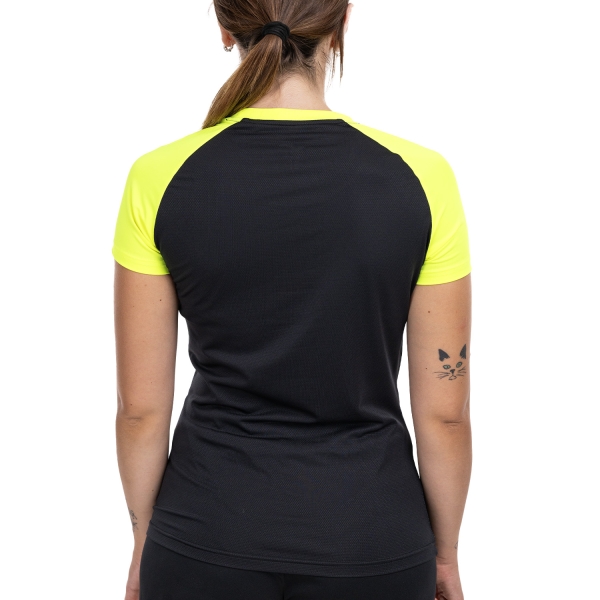 Joma Elite X T-Shirt - Black/Fluor Yellow