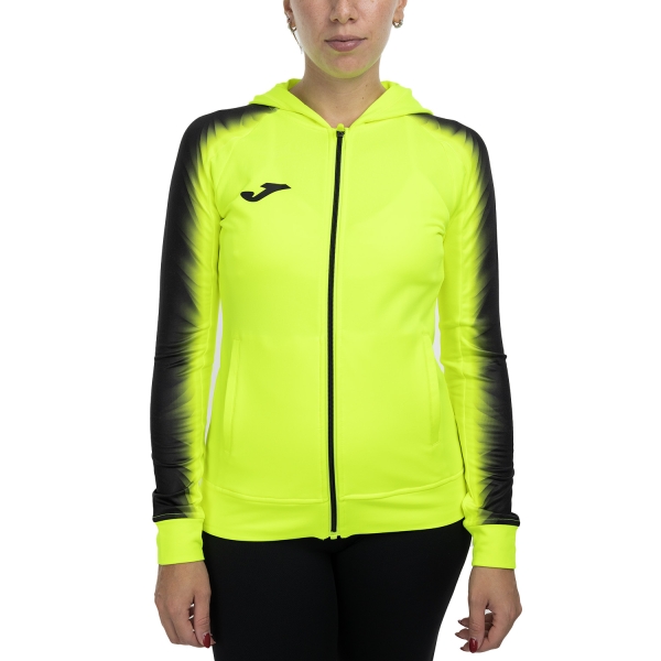 Women's Running Hoodies Joma Elite XI Hoodie  Fluor Yellow/Black 902257.061