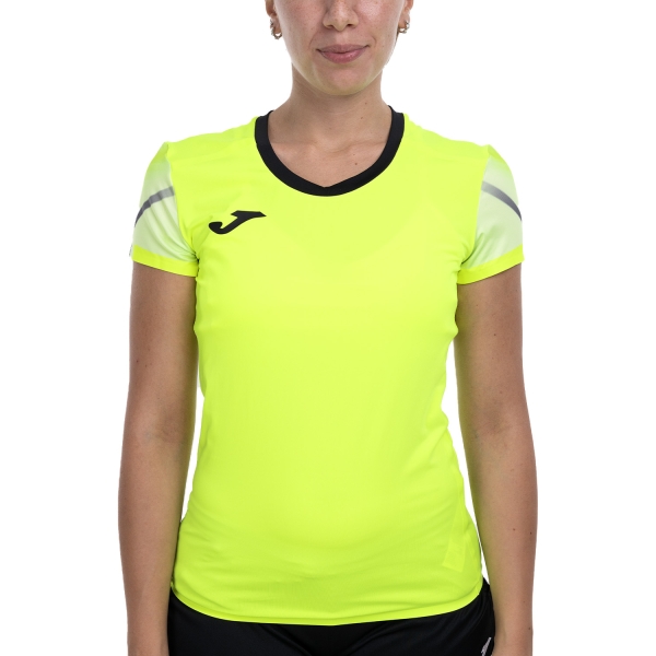 Women's Running T-Shirts Joma Elite XI TShirt  Fluor Yellow/Black 902252.061