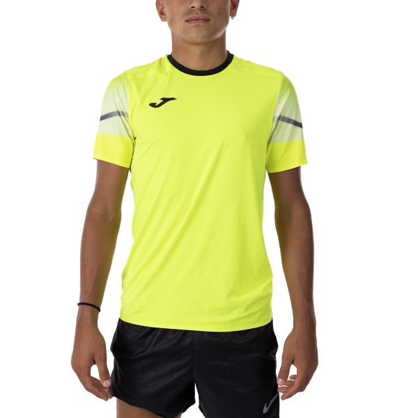 Men's Running T-Shirt Joma Elite XI TShirt  Fluor Yellow/Black 103801.061