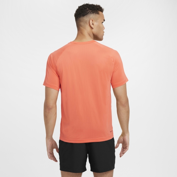 Nike Dri-FIT Ready T-Shirt - Light Wild Mango/Black
