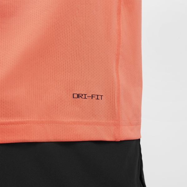Nike Dri-FIT Ready T-Shirt - Light Wild Mango/Black