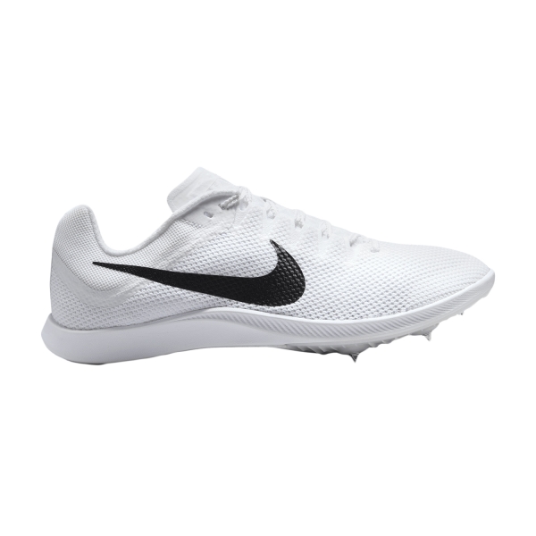 Men's Racing Shoes Nike Zoom Rival Distance  White/Black/Metllic Silver FZ9653100