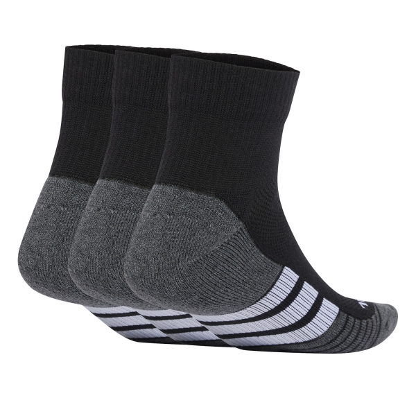 adidas Performance CLIMACOOL x 3 Socks - Black/White