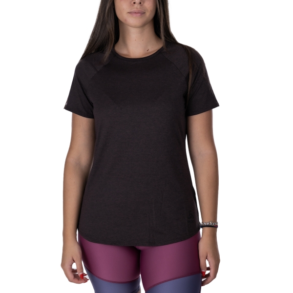 Women's Running T-Shirts Odlo Active 365 TShirt  Fudge Melange 31410130911