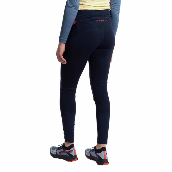 La Sportiva Primal Pants - Deep Sea/Cherry Tomato