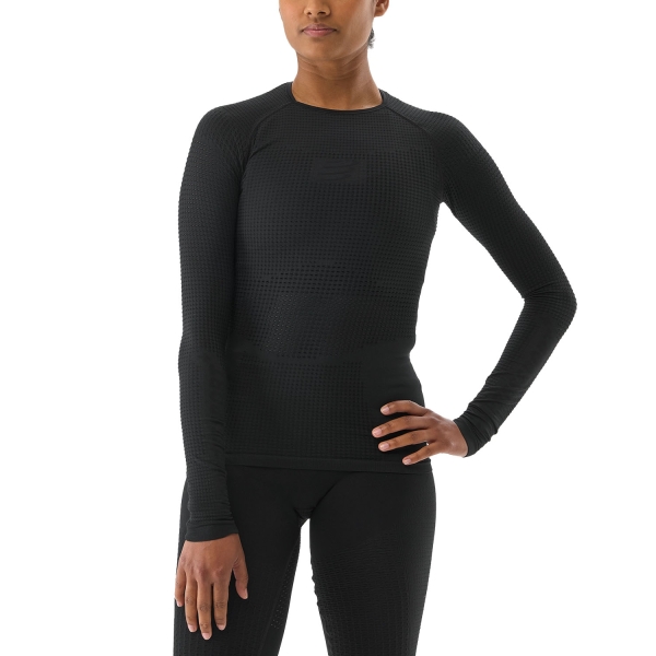 Women's Shirts Sport Underwear Compressport On/Off Shirt  Black AW00127B9000